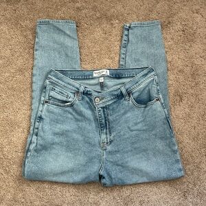 Abercrombie & Fitch Curve Love The Super Skinny Ankle High Rise Jeans